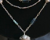 Triple Chain Bali Necklace