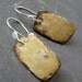 Modern Asymmetrical Rectangles - Small - Porcelain Earrings