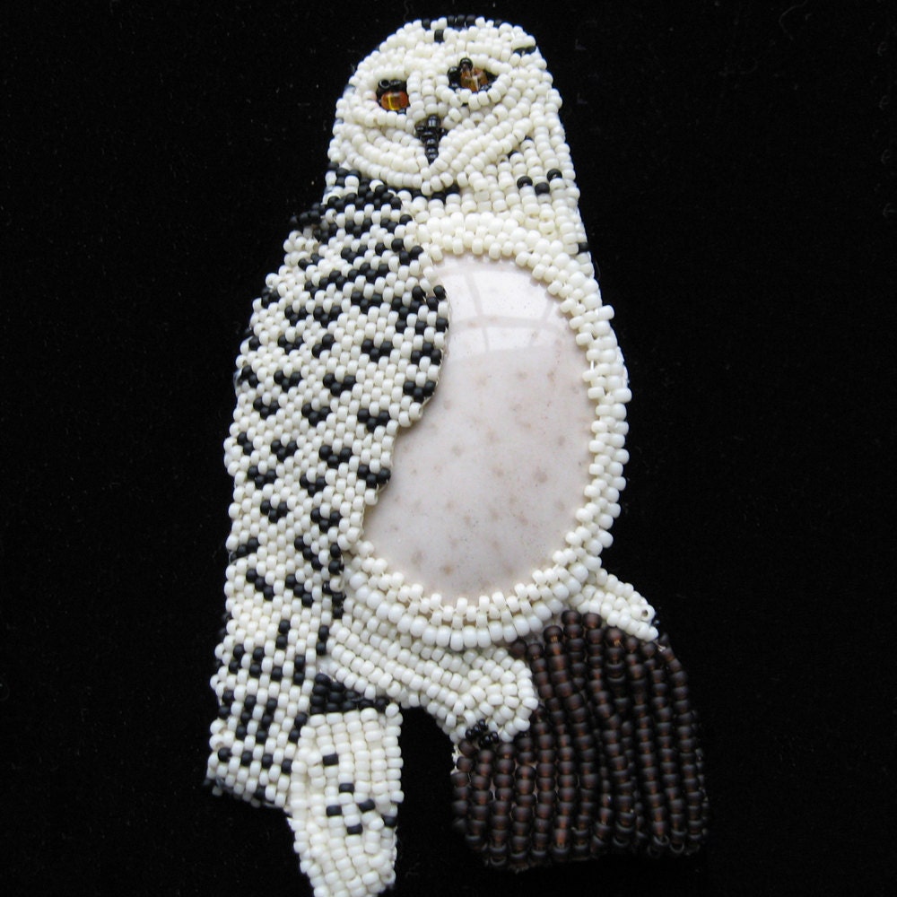 Custom Made Beaded Brooch YOUR CHOICE of DESIGN