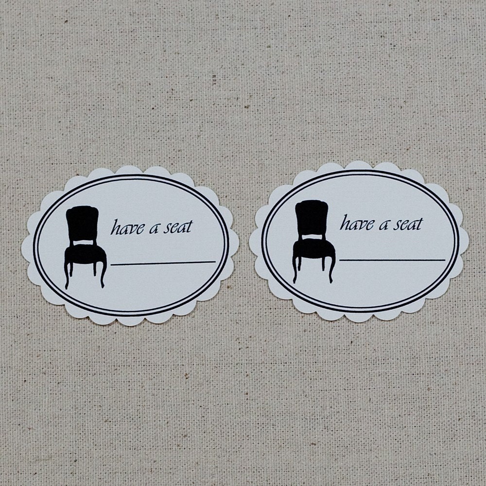 SALE Have A Seat Tags