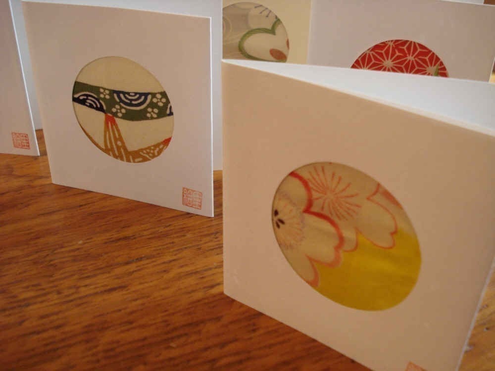 vintage kimono cards