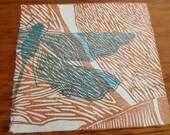 flight (original woodblock print)