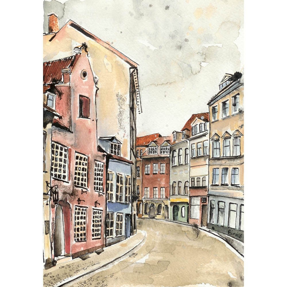Riga in February - 5 x 7