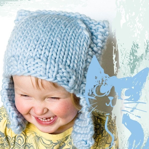PATTERN PDF Knittles Kids Meow Hat