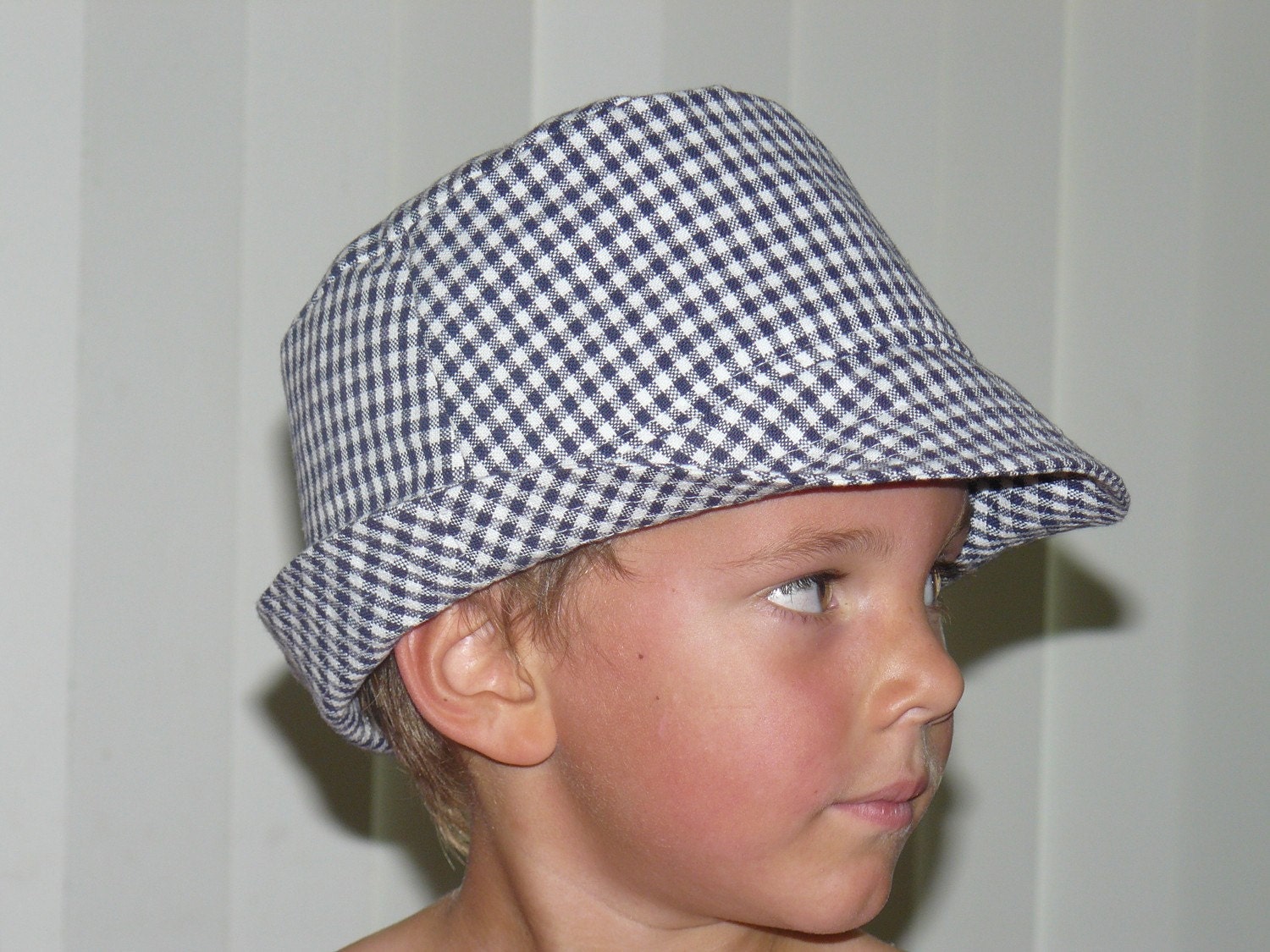 Fedora style hat pattern easy to sew PDF pattern oval brim not your usual bucket hat