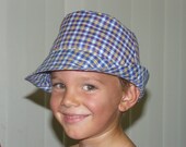 Fedora style hat pattern easy to sew PDF pattern oval brim not your usual bucket hat