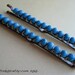 Turquoise - beaded bobby pins