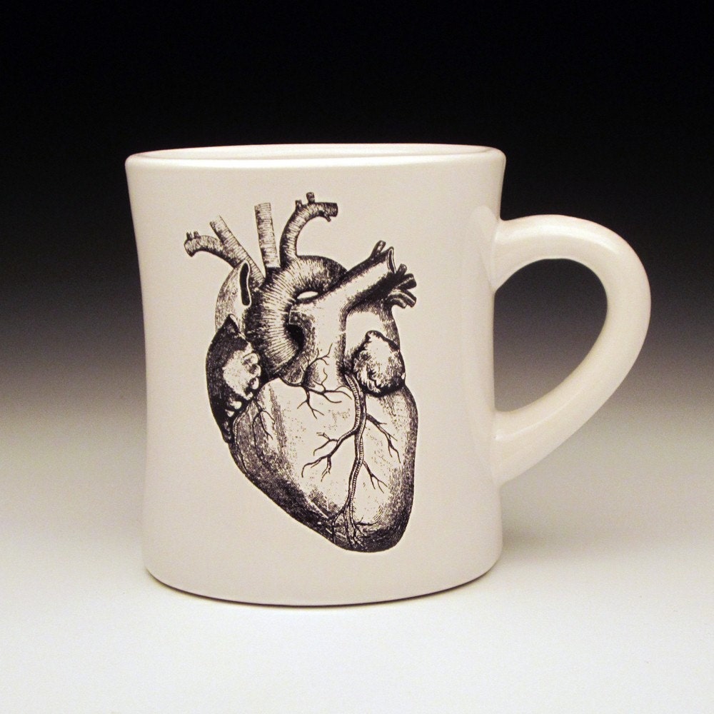 anatomical heart large diner MUG
