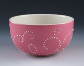 Small Honeysuckle Bowl in Pink 