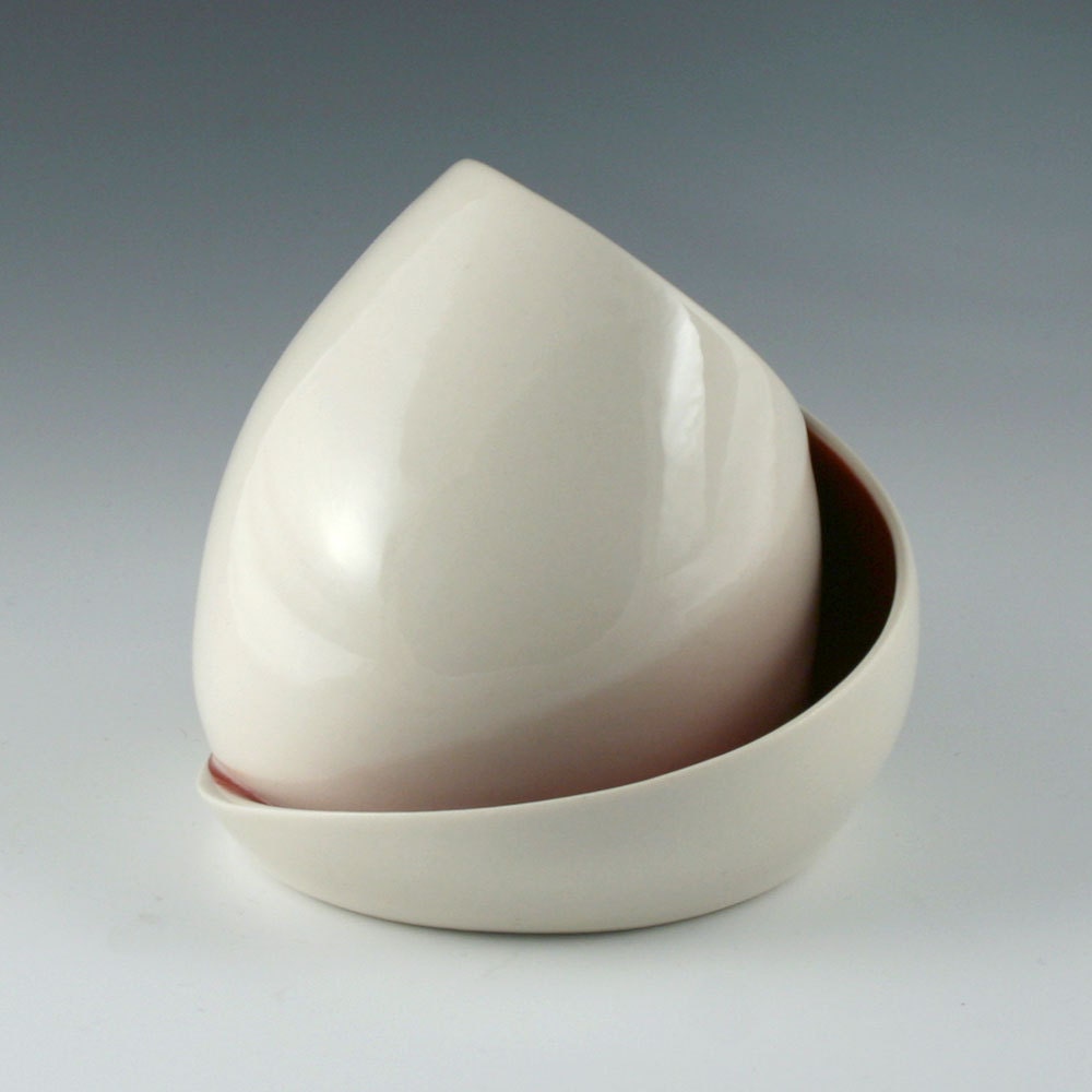 DISCOUNTED Egg Chair Vessel with Red Interior- second