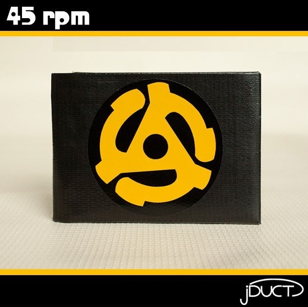 45 rpm Duct Tape Wallet - by jDUCT
