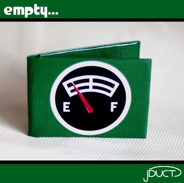 Empty Duct Tape Wallet - by jDUCT