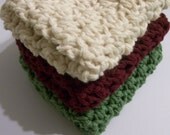 Sage Wine Dishcloth Set
