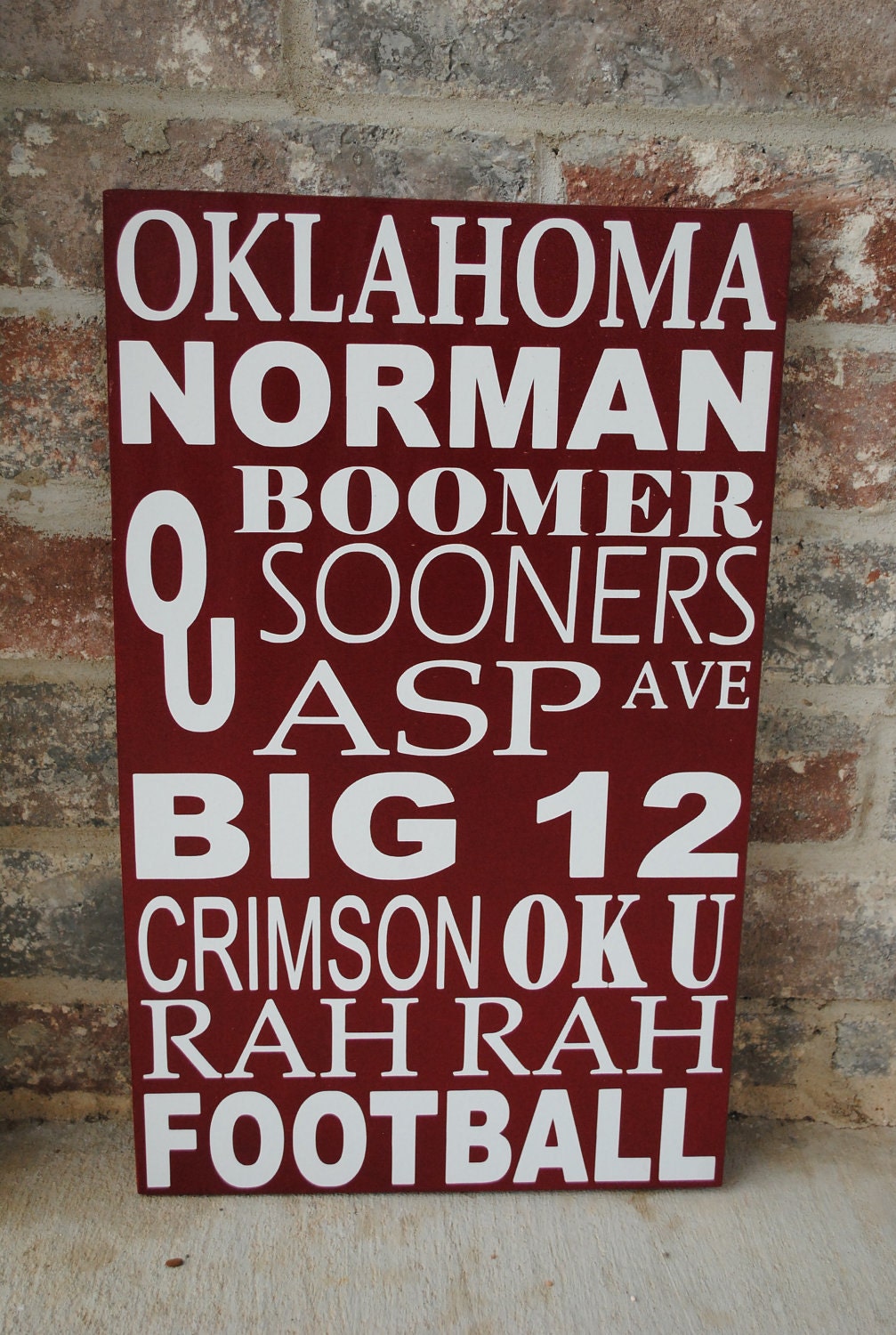Subway Art Finished Sign--Customize your own--vinyl---pick your school
