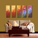 Original Large Abstract Painting Flowers...ready to hang...50 x 30 .. Dreaming Comes Easily