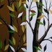 Original Abstract Landscape Trees Paintings - 30 x 40, Arrives ready to hang,  "Walk through the Trees"