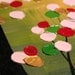 Original Large Abstract Painting Modern Contemporary Flowers Trees Impasto ... 30 x 30 .. Three Friends
