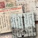 French, German and Italian Vintage Postcards in 2.5 inch squares Two -- piddix digital collage sheet no. 447