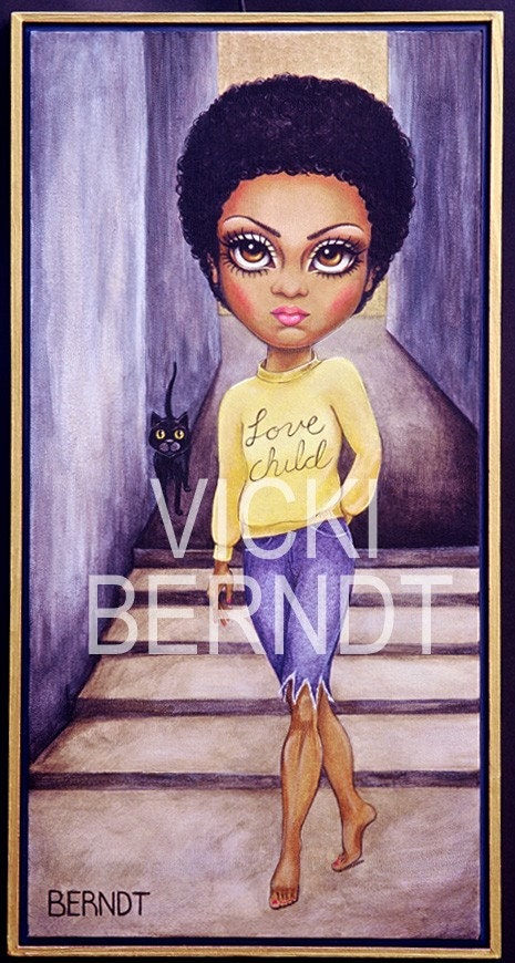 Love Child  Original Painting - Diana Ross