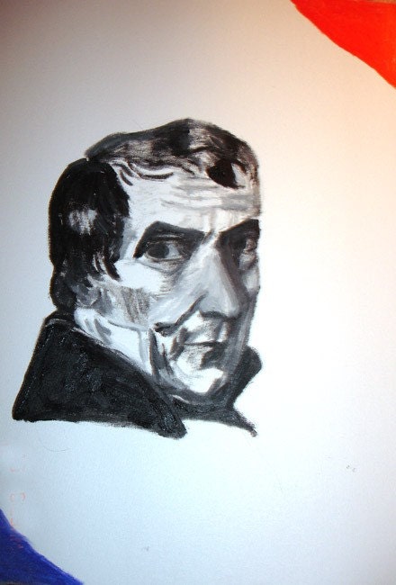 President William H. Harrison (1841) Print of Original Painting 24x18 On High Quality Gloss Poster Paper
