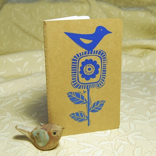 Blue Bird Moleskine Notebook