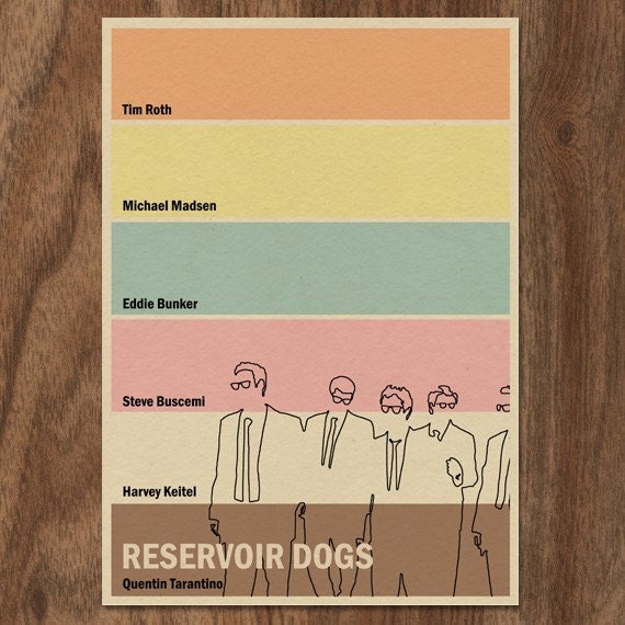 Reservoir Dogs 16x12 Movie Poster