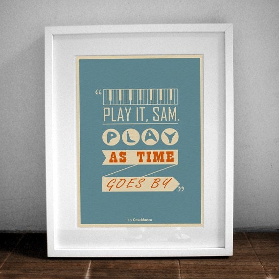 Movie Poster - 16x12 - Casablanca