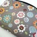Flower Zipper Pouch Coin Purse Eco Friendly Little Gadget Case Padded - NEW Groove Flowers