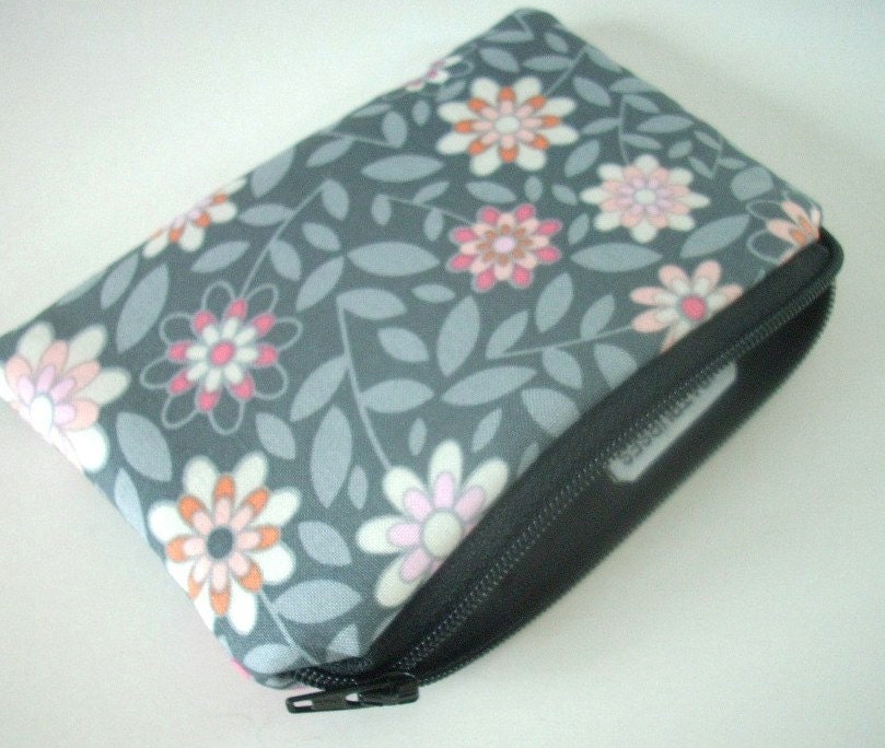 SALE Padded Coin Purse  Eco Friendly Shadow Play Little Zipper pouch cell phone Gadget Case
