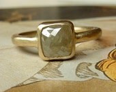 Cushion Shape Rose Cut Diamond Ring - Deposit