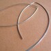 Silver Leaf Silhouette Earrings - Extra Large