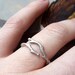 Silver Bypass Branch Ring