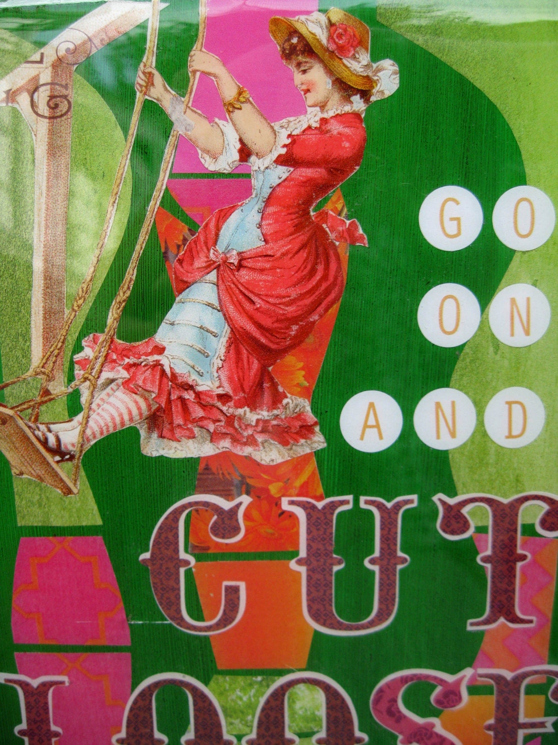 SALE Cut Loose Victorian Scrap Collage