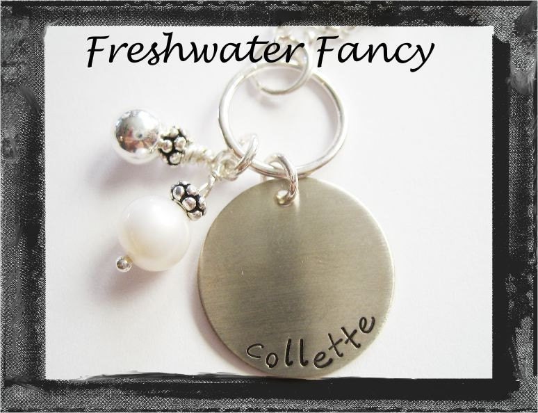 One Disc.....Freshwater Pearl Necklace