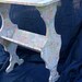 Recycled map end table--Detroit, Michigan