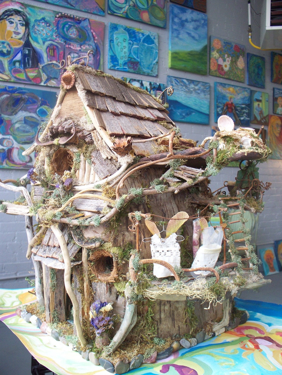 The Little Fairy's House in the Woods