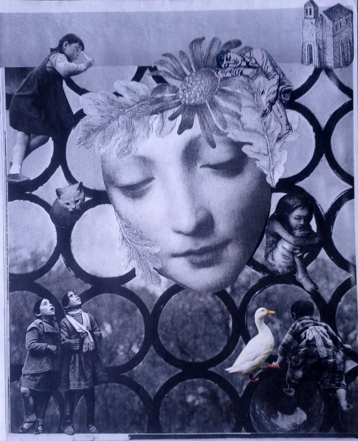 Collage Print, "The Dreams of a Princess"