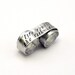 Life Rewards the Risk Taker Double Finger Ring - Custom Quote Ring - Personalized Quote Jewelry - Inspirational Message - Two Finger Ring