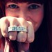 Life Rewards the Risk Taker Double Finger Ring - Custom Quote Ring - Personalized Quote Jewelry - Inspirational Message - Two Finger Ring