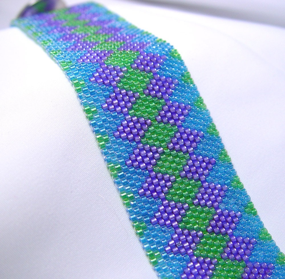 Harlequin Cuff Bracelet