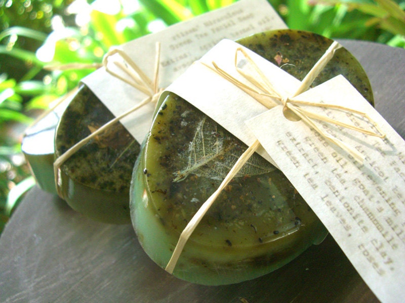 Green Tea Soap Facial MIRACULOUS Face Soap with concentrated green tea matcha