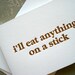 anything on a stick