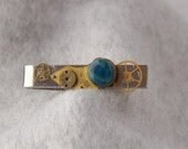 Steampunk Tie Clip, Vintage Watch Parts, ST1