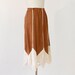 Ethnic Brown Skirt with Cream Embroidery