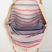 Ethnic Cream and Pink Kilim Textile Tote Bag