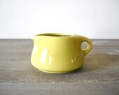 Retro Russel Wright - Chartreuse Creamer - Mid Century Modern -  Vintage Kitchen - Iroquois China