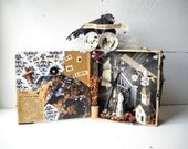 Goth Wedding Shadowbox Mixed Media Art Assemblage