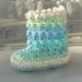 Crochet Pattern 18 Baby Booties Raindrop Boots PDF
