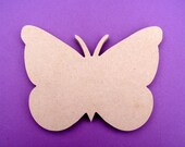 FLUTTERBY 8 inch unfinished MDF shape
