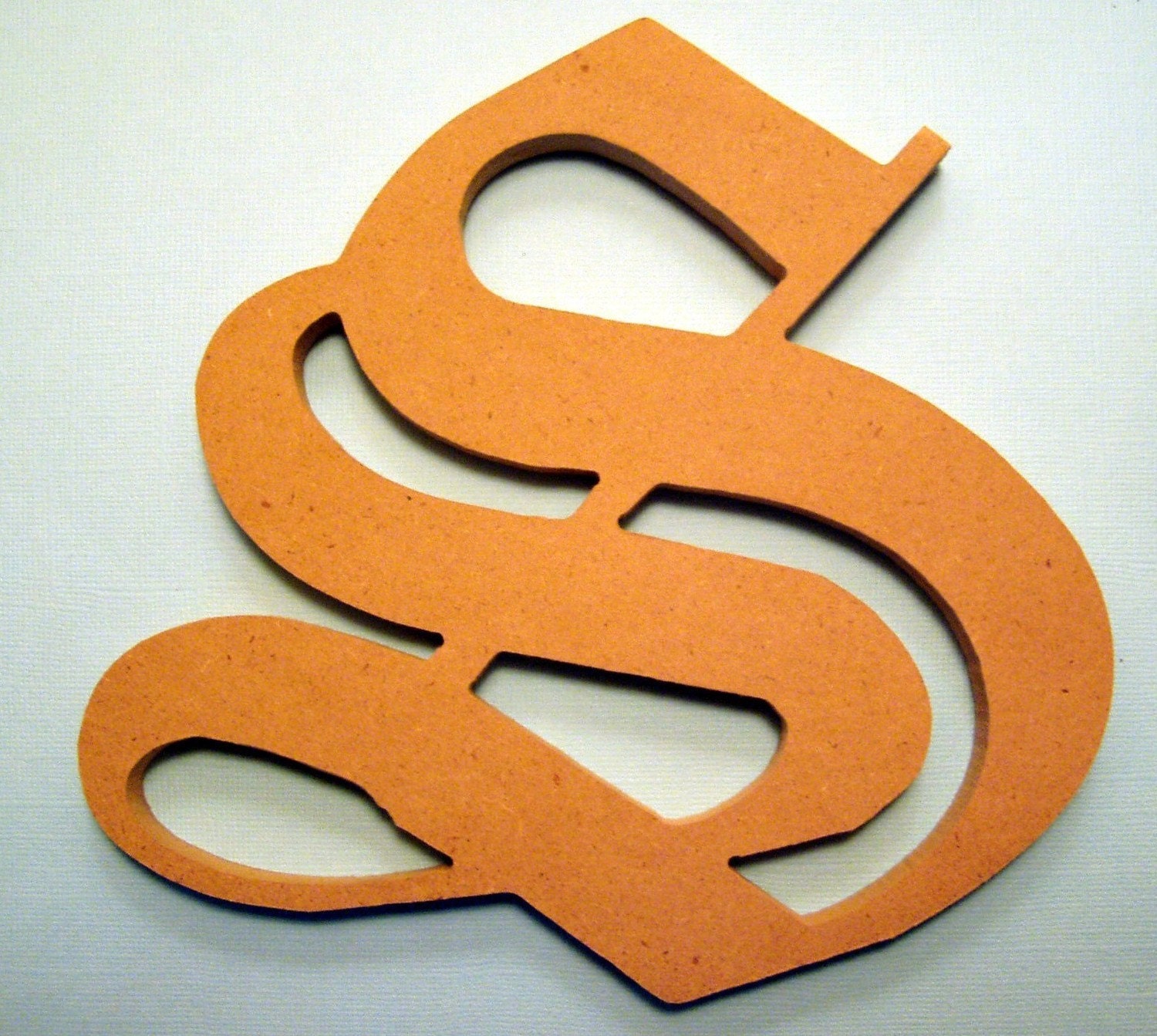 JUICY unfinished 8 inch letter